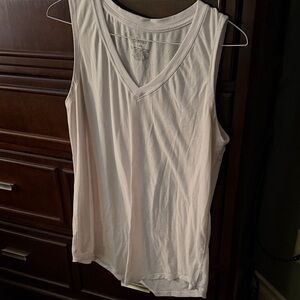 Sonoma White V-Neck Tank Top